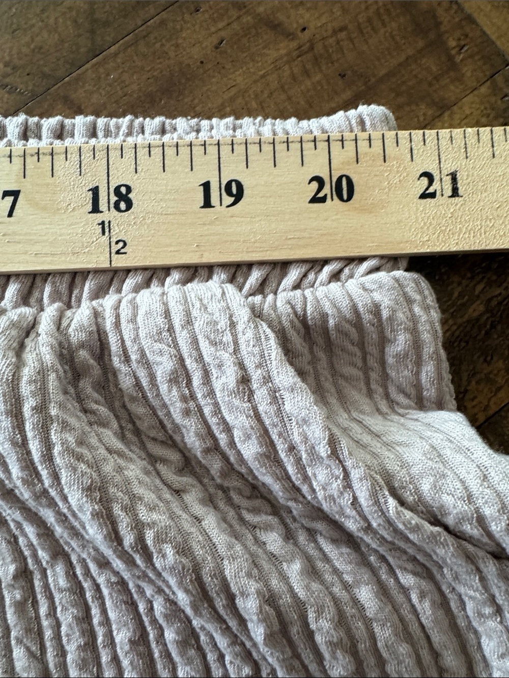 Discount Divas Taupe Textured Knit Short Set Sz XL - Picture 8 of 10